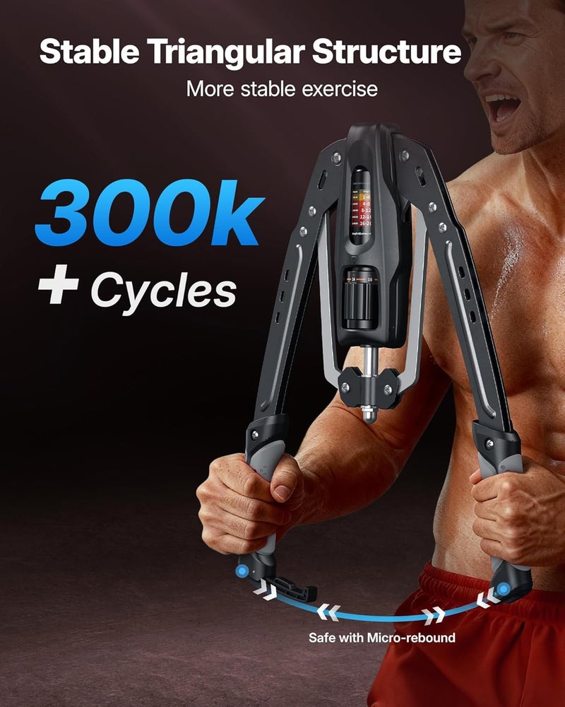 Merach Twister Arm Exerciser, 22-440lb Hydraulic Power, Adjustable Home Chest Expander, Shoulder Muscle Training Fitness Equipment, Arm Enhanced Exercise Strengthener - Image 4